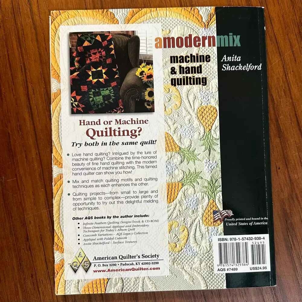 A Modern Mix Machine & Hand Quilting Pattern Book